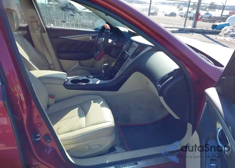 2014 Infiniti Q50 Premium z USA, uszkodzony, nr VIN JN1BV7AR8EM705258